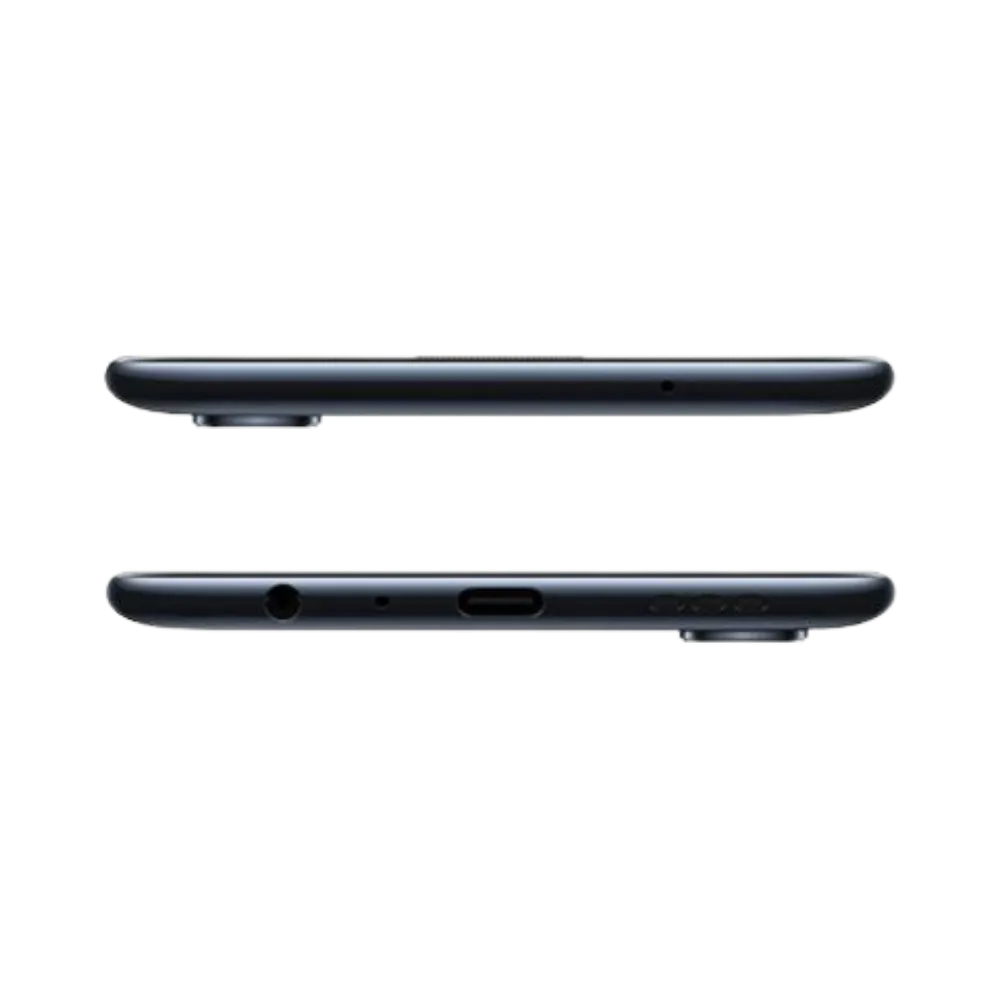 Réparation OnePlus Nord CE iTelier Lyon – smartphone présenté en vue du dessus et du dessous, connecteur USB-C, haut-parleur et micro visibles, optimisé pour réparation connecteur de charge, haut-parleur et diagnostic complet.