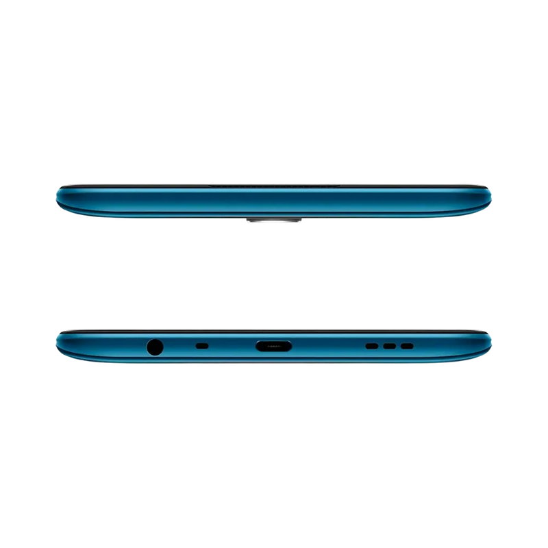 Oppo A9 2020 présenté en vue supérieure et inférieure, port USB, haut-parleur et prise jack visibles. Photo optimisée iTelier Lyon pour réparation connecteur de charge, audio et diagnostic gratuit.