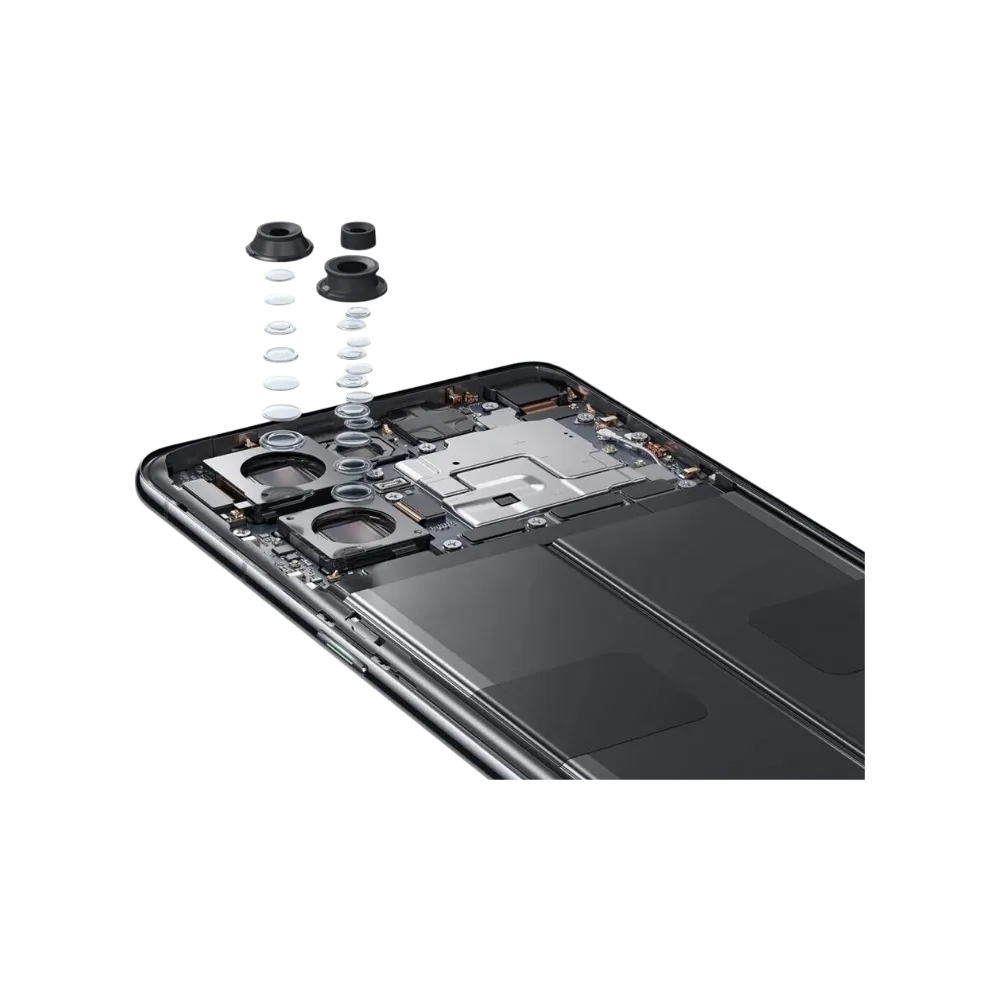 Oppo Find X5 présenté en vue interne démontée, composants électroniques et batterie visibles. Image optimisée iTelier Lyon pour réparation interne, remplacement batterie, écran et diagnostic gratuit.