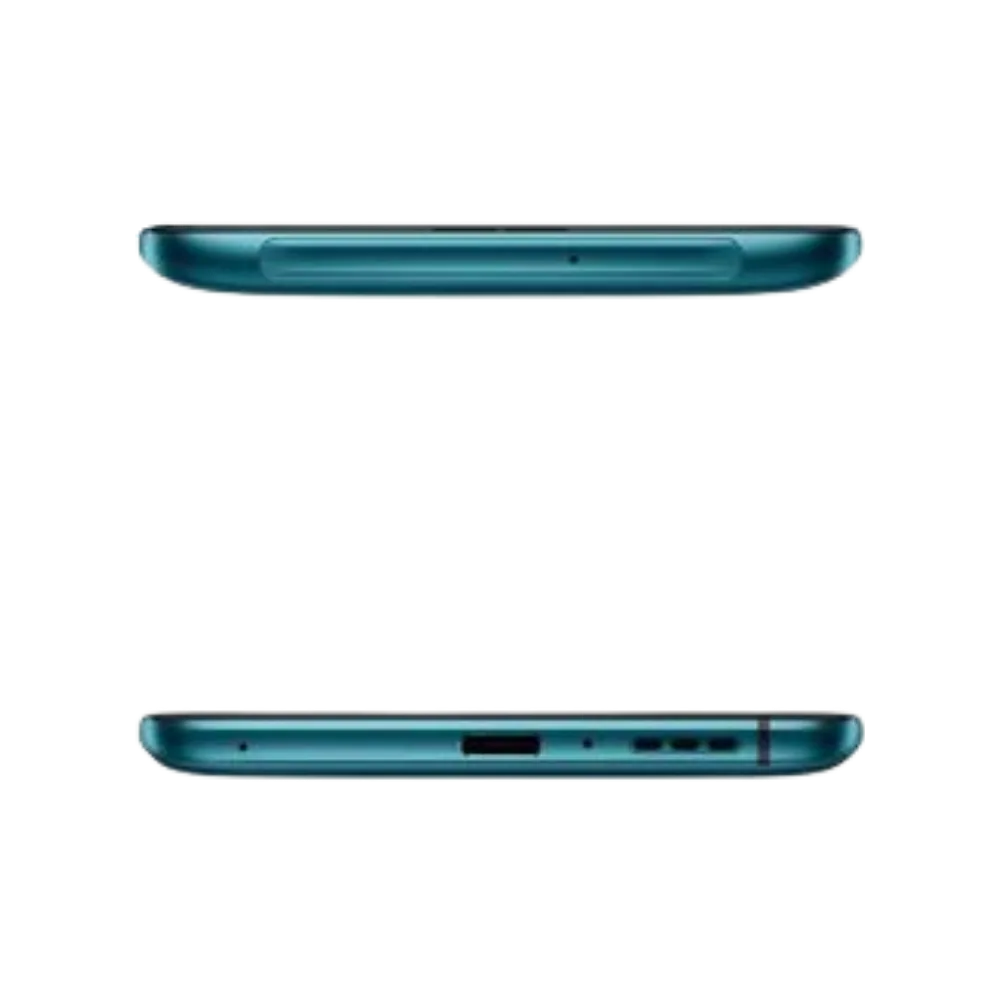Oppo Reno 10X Zoom montré en vue supérieure et inférieure, port USB-C, haut-parleur et tiroir SIM bien visibles. Photo optimisée iTelier Lyon pour réparation connecteur de charge, audio et diagnostic gratuit.