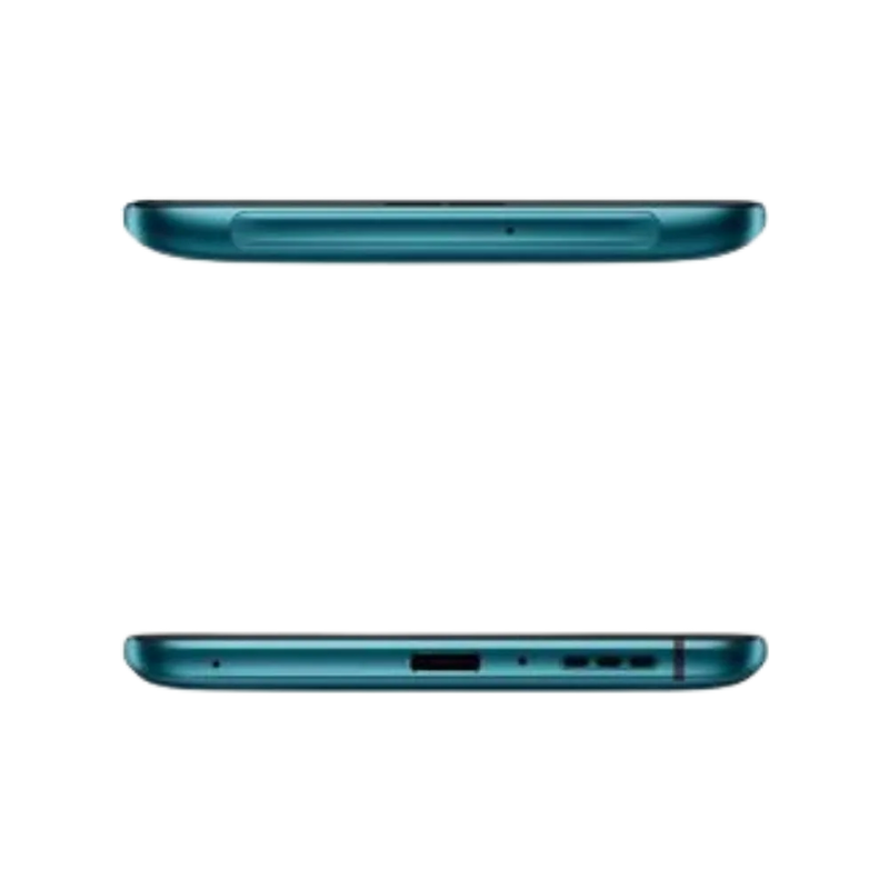 Oppo Reno 10X Zoom montré en vue supérieure et inférieure, port USB-C, haut-parleur et tiroir SIM bien visibles. Photo optimisée iTelier Lyon pour réparation connecteur de charge, audio et diagnostic gratuit.