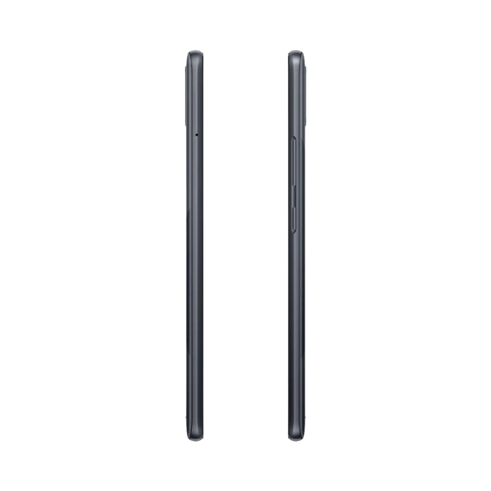 Réparation Realme C21 iTelier Lyon – smartphone présenté en vue du dessus et du dessous, connecteur micro-USB, haut-parleur et micro visibles, optimisé pour réparation connecteur de charge, haut-parleur et diagnostic complet.