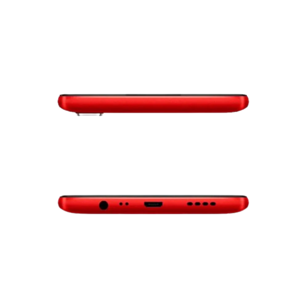 Réparation Realme C3 iTelier Lyon – smartphone présenté en vue du dessus et du dessous, connecteur micro-USB, haut-parleur et micro visibles, optimisé pour réparation connecteur de charge, haut-parleur et diagnostic complet.