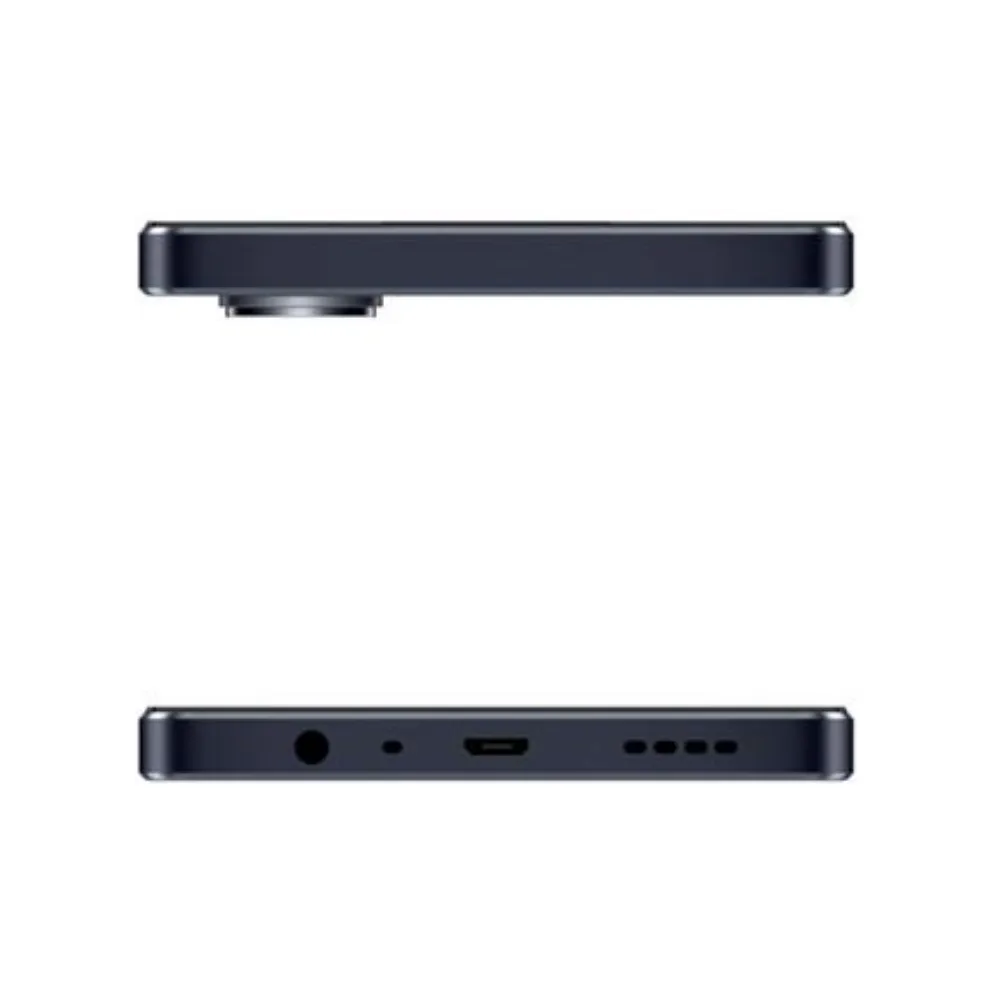 Réparation Realme C33 iTelier Lyon – smartphone présenté en vue du dessus et du dessous, connecteur micro-USB, micro et haut-parleur visibles, optimisé pour réparation connecteur de charge, haut-parleur et diagnostic complet.