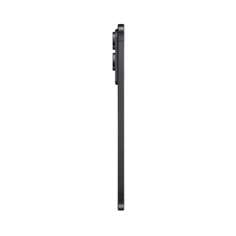 Vue latérale du Galaxy S25 Edge noir, design fin et légèrement incurvé avec boutons latéraux visibles. Réparation iTelier Lyon : écran, batterie, connecteur de charge, boutons. Diagnostic offert et pièces d’origine garanties.