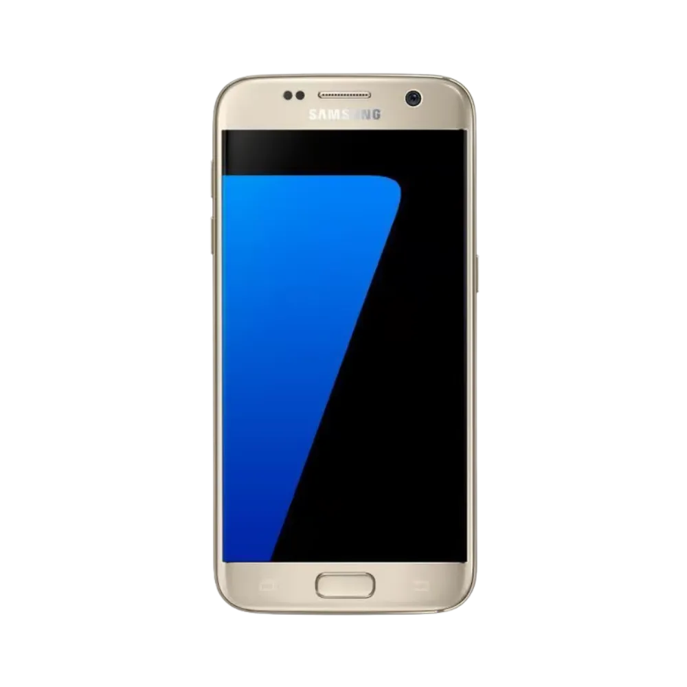 Galaxy S7 or affichant son écran AMOLED. iTelier Lyon : changement écran tactile fissuré, dalle LCD défectueuse. Service express à Lyon et réparation par correspondance dans toute la France.