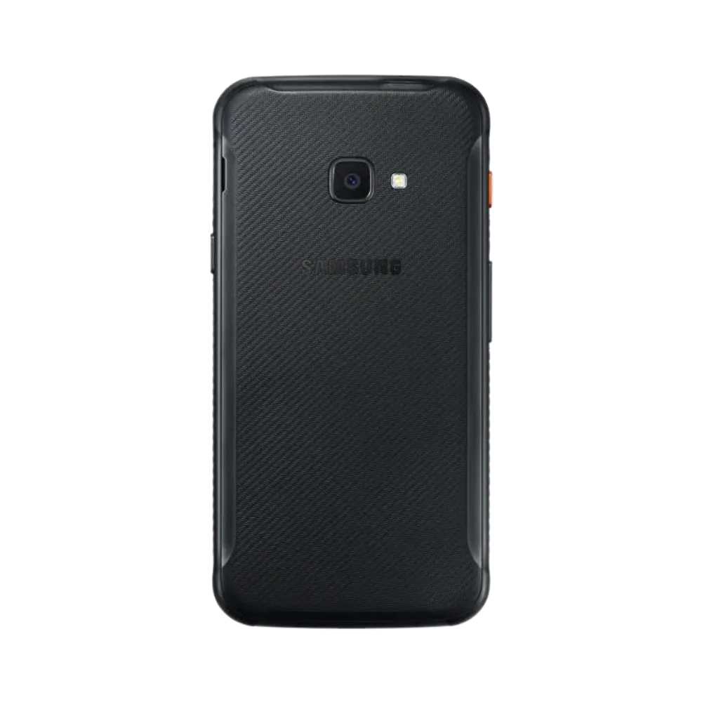 Arrière du Samsung Galaxy XCover 4s robuste et antichoc. iTelier Lyon : réparation batterie, changement cache arrière, port de charge ou caméra. Service pro, pièces garanties, diagnostic gratuit.