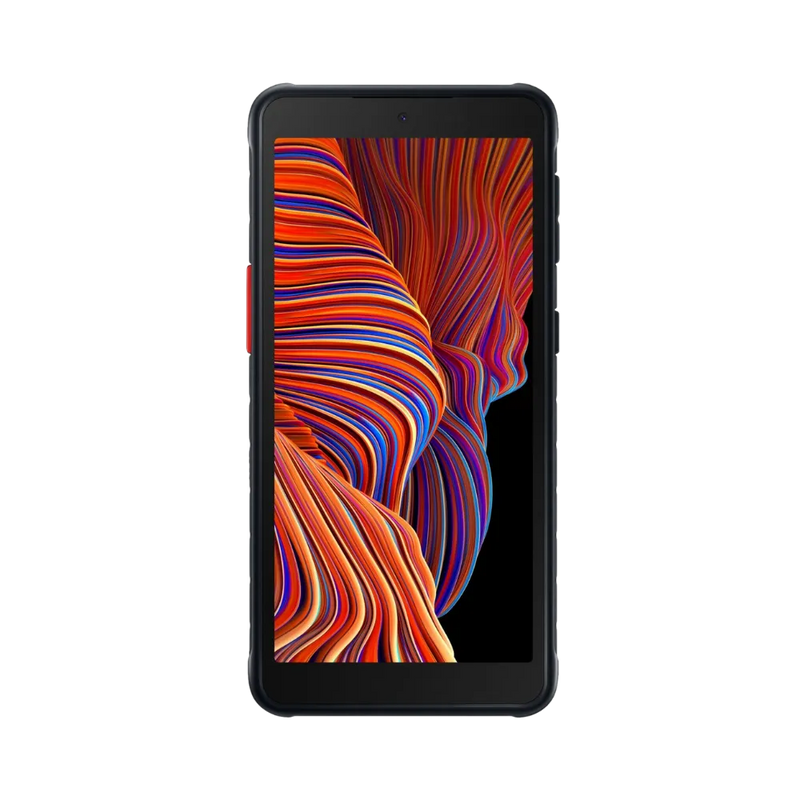 Galaxy XCover 5 en vue avant avec son écran renforcé. iTelier Lyon : remplacement dalle tactile, vitre brisée, problème d’affichage ou écran fissuré. Réparation rapide à Lyon ou envoi sécurisé partout en France.