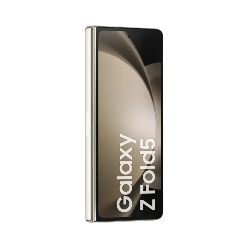 Samsung Galaxy Z Fold5 fermé avec écran externe allumé. iTelier Lyon : réparation vitre avant, écran externe fissuré ou tactile défectueux. Service rapide à Lyon 6 et par correspondance partout en France.