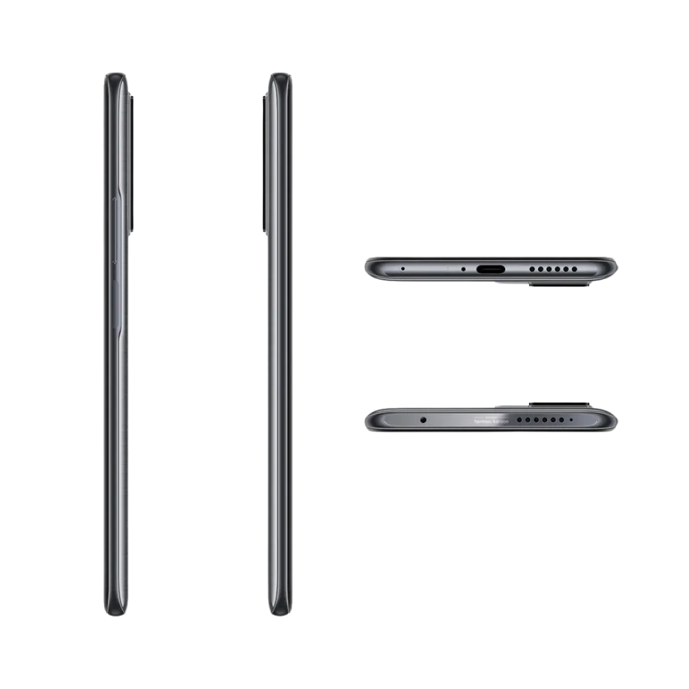 Tranches supérieure et inférieure du Xiaomi 11T Pro noir — réparation connecteur USB-C, haut-parleur et micro par iTelier Lyon, diagnostic gratuit, réparation express et pièces garanties 1 an.