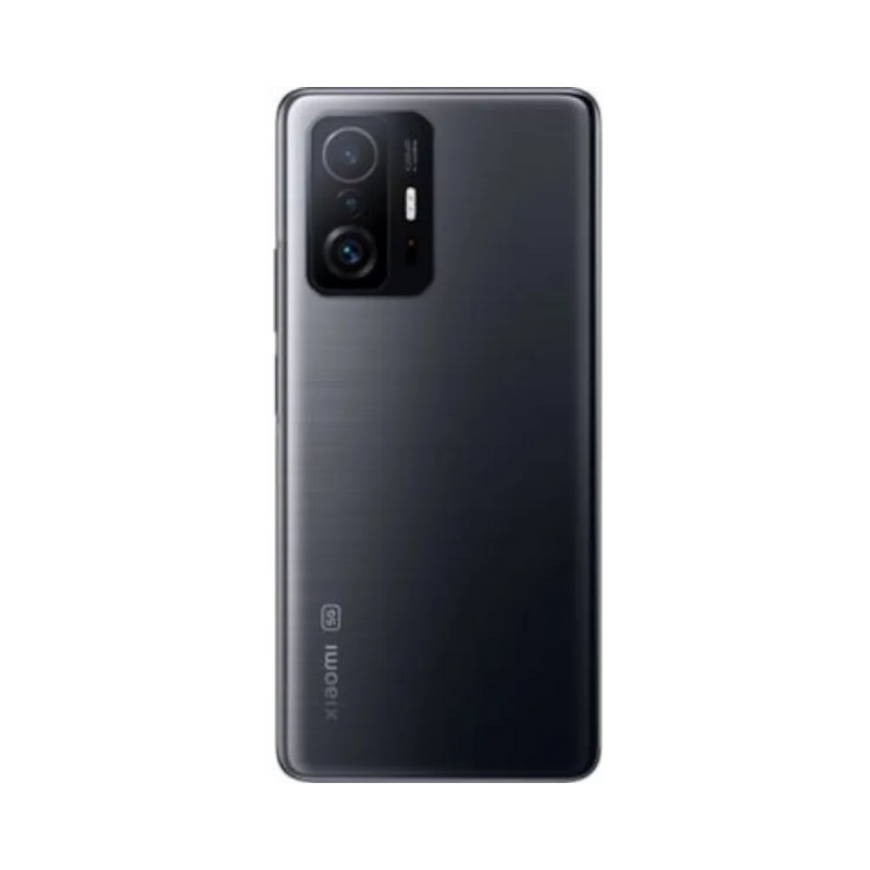 Dos du Xiaomi 11T noir avec bloc photo rectangulaire — réparation appareil photo et vitre arrière chez iTelier Lyon, techniciens experts, diagnostic gratuit, pièces d’origine garanties 1 an.