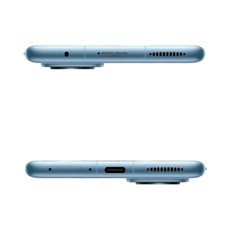 Tranches supérieure et inférieure du Xiaomi 12 Pro bleu — réparation connecteur USB-C, haut-parleur et micro par iTelier Lyon, diagnostic offert, réparation express et garantie 1 an.
