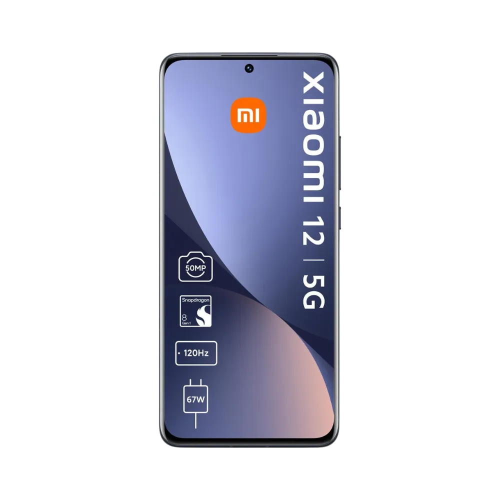 Écran du Xiaomi 12 noir — remplacement vitre et dalle originale par iTelier Lyon, réparation rapide et garantie 1 an, devis gratuit et service en boutique ou par correspondance.