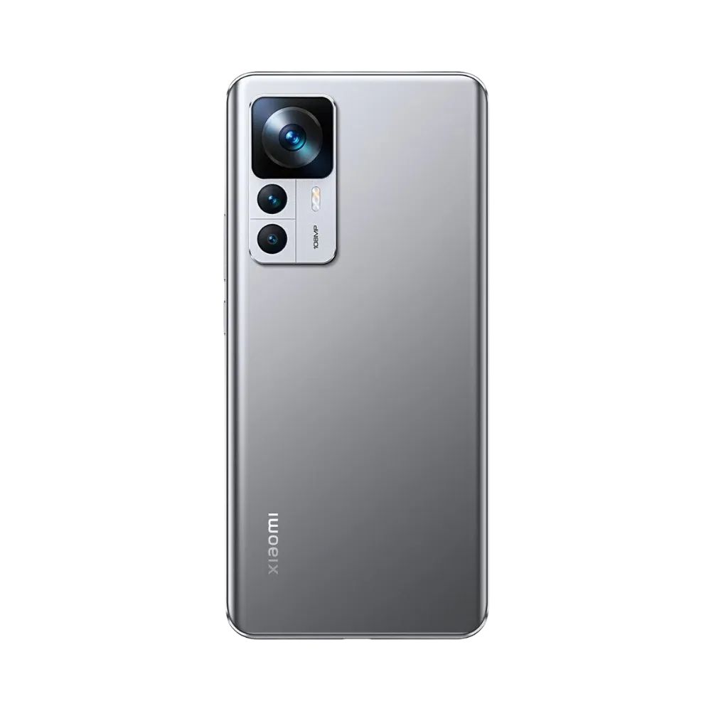 Dos du Xiaomi 12T gris avec bloc photo rectangulaire — réparation appareil photo et vitre arrière chez iTelier Lyon, techniciens experts, pièces garanties 1 an, diagnostic offert.