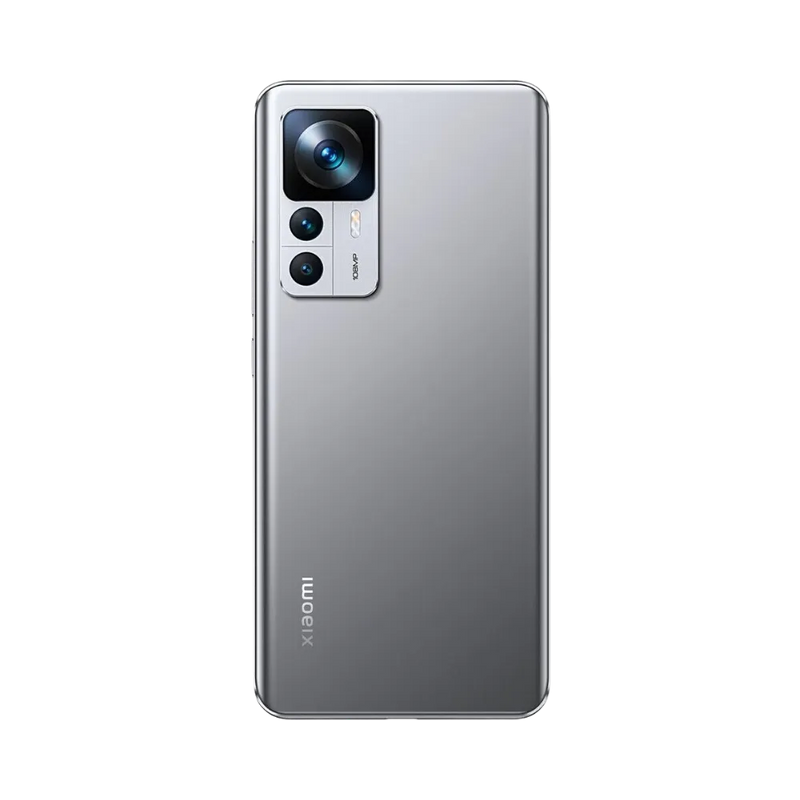 Dos du Xiaomi 12T gris avec bloc photo rectangulaire — réparation appareil photo et vitre arrière chez iTelier Lyon, techniciens experts, pièces garanties 1 an, diagnostic offert.