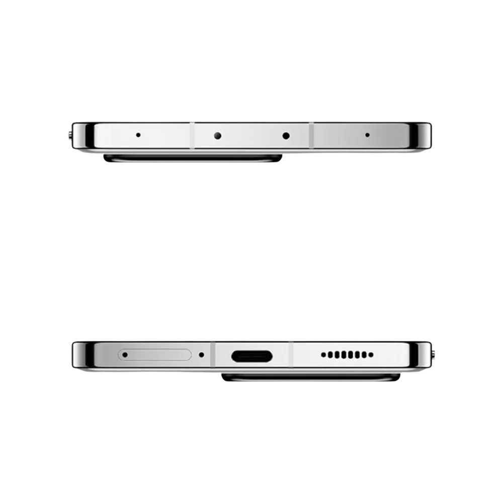 Tranches supérieure et inférieure du Xiaomi 13 blanc — réparation connecteur USB-C, haut-parleur et micro par iTelier Lyon, diagnostic gratuit, pièces garanties 1 an, service express.