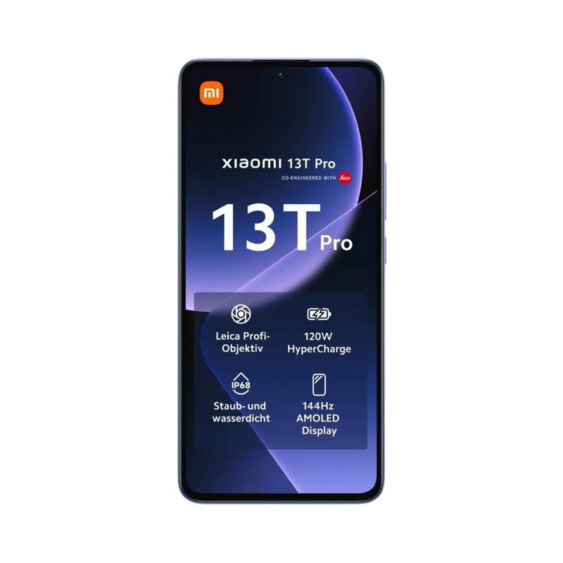 Écran du Xiaomi 13T Pro bleu — remplacement vitre et dalle originale par iTelier Lyon, réparation rapide et garantie 1 an, devis gratuit, service en boutique ou par correspondance.