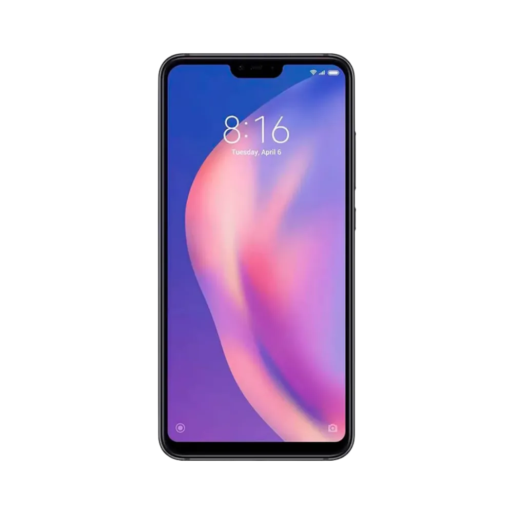 Écran du Xiaomi Mi 8 Lite noir avec encoche — remplacement vitre tactile et dalle LCD originale chez iTelier Lyon, réparation rapide, devis gratuit, pièces garanties 1 an, service boutique et correspondance.