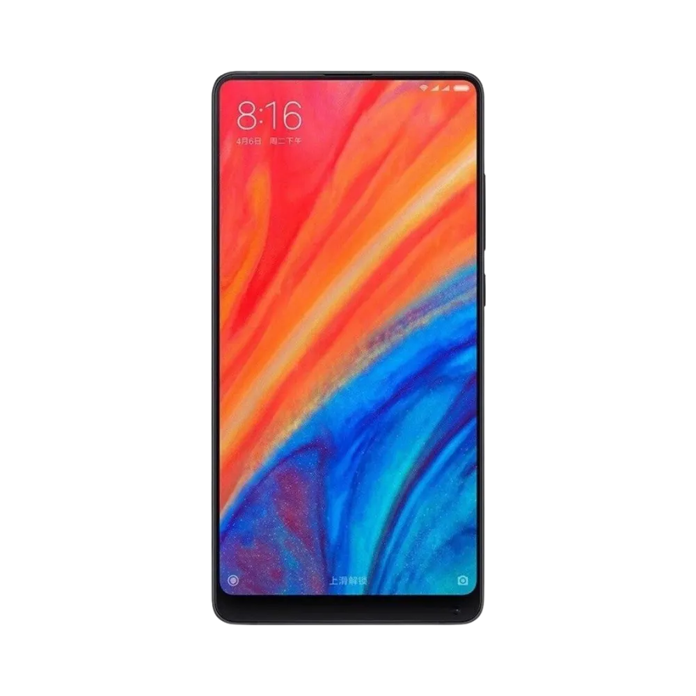 Écran avant du Xiaomi Mi Mix 2S avec design borderless — réparation vitre tactile et dalle LCD originale chez iTelier Lyon, diagnostic offert, pièces garanties 12 mois, réparation express en boutique ou par correspondance nationale.