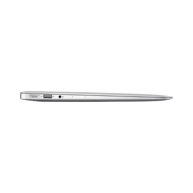 Vue de profil du MacBook Air 13" 2013 – Réparation coque ou composants internes chez iTelier Lyon. Service fiable et rapide, diagnostic offert. Disponible à Lyon 6, Vénissieux, Clermont-Ferrand, Perpignan, Toulon, Reims et plus.