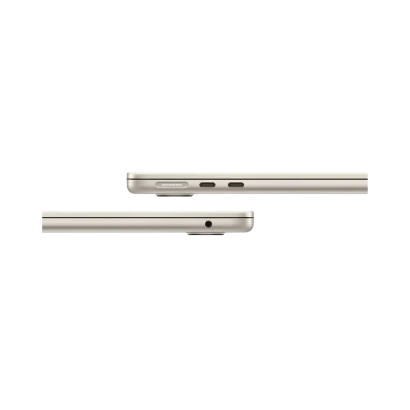 Vue de profil du MacBook Air 15" 2023 – Réparation coque ou composants internes chez iTelier Lyon. Service fiable et rapide, diagnostic offert. Disponible à Lyon 6, Vénissieux, Clermont-Ferrand, Perpignan, Toulon, Reims et plus.