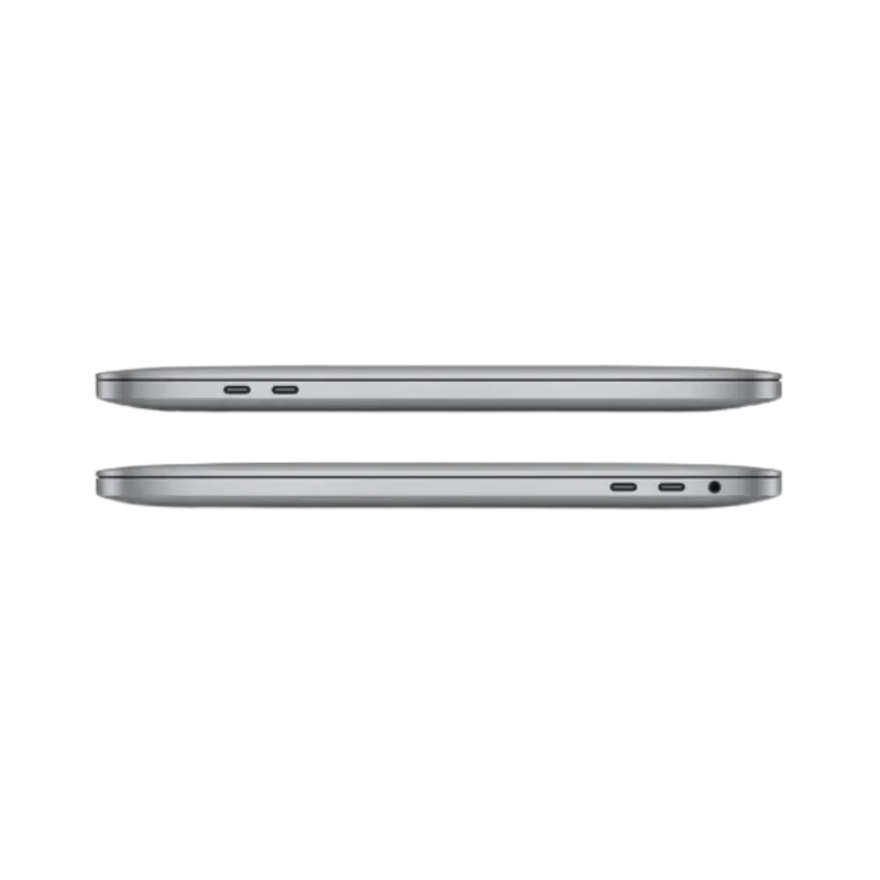 Vue fermée du MacBook Pro 13" 2020 – Réparation batterie ou coque arrière chez iTelier Lyon. Service rapide et fiable, diagnostic offert. Disponible à Lyon 6, Vénissieux, Clermont-Ferrand, Perpignan, Toulon, Reims et plus.