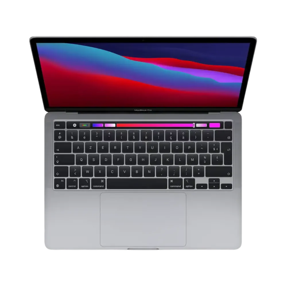 MacBook Pro 13" 2020 (A2338) – Réparation clavier ou remplacement batterie avec iTelier Lyon. Service express, devis gratuit et garantie 1 an. Intervention locale ou par correspondance depuis Lyon 3, Bron, Marseille, Saint-Étienne, Toulon…