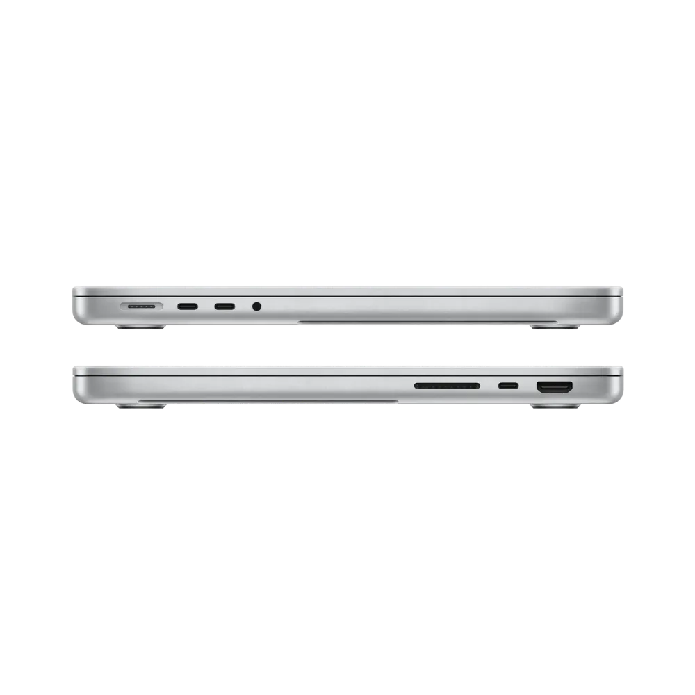 Vue de profil du MacBook Pro 14