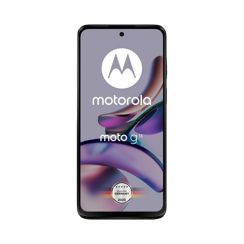 Diagnostic Motorola G13 à Lyon – iTelier : photo avec écran allumé, idéale pour illustrer les réparations liées aux défauts d’affichage, écran noir ou anomalies visuelles. Réparation rapide avec garantie 1 an et envoi postal France entière.