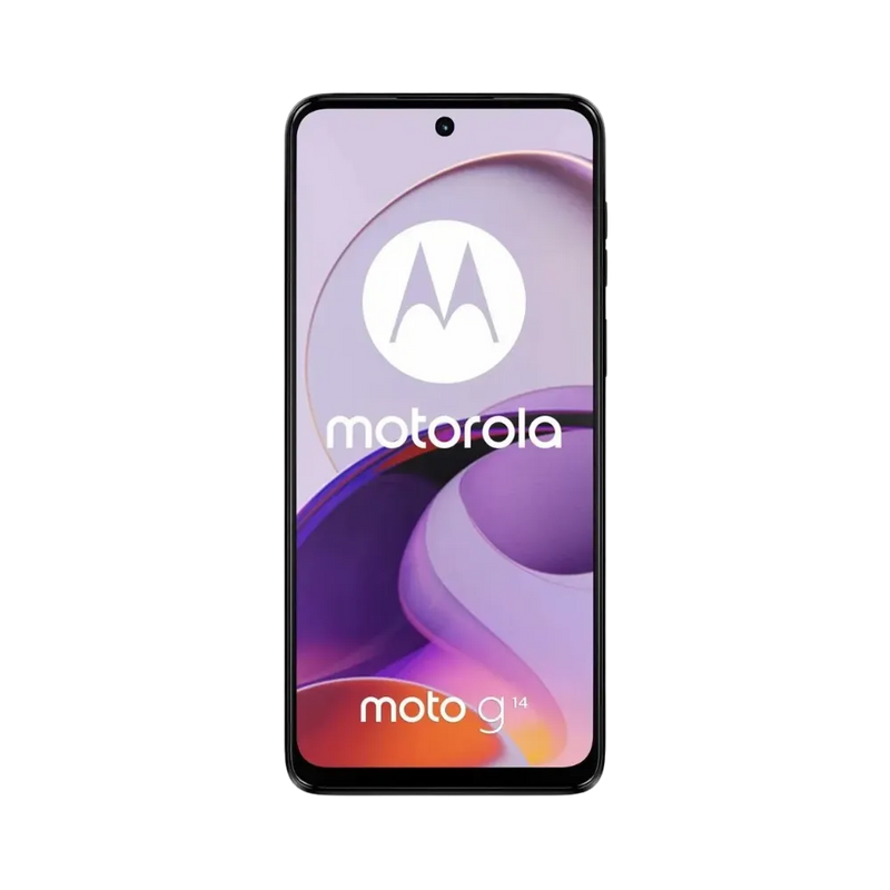 Diagnostic Motorola G14 à Lyon – iTelier : photo avec écran allumé, parfaite pour illustrer les réparations d’affichage défectueux, écran noir ou anomalies visuelles. Service rapide avec garantie 1 an et envoi sécurisé France entière.