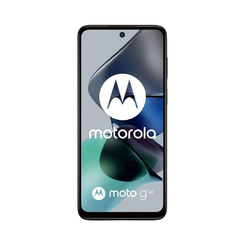 Diagnostic Motorola G23 à Lyon – iTelier : photo avec écran allumé, parfaite pour mettre en avant les réparations d’affichage défectueux, écran noir ou anomalies visuelles. Réparation rapide avec garantie 1 an, dépôt boutique ou envoi France entière.