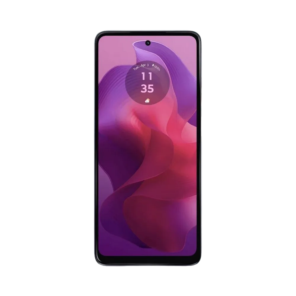 Diagnostic Motorola G24 à Lyon – iTelier : photo avec écran allumé, idéale pour illustrer les réparations d’affichage défectueux, écran noir ou anomalies visuelles. Service rapide, garantie 1 an et envoi postal sécurisé dans toute la France.