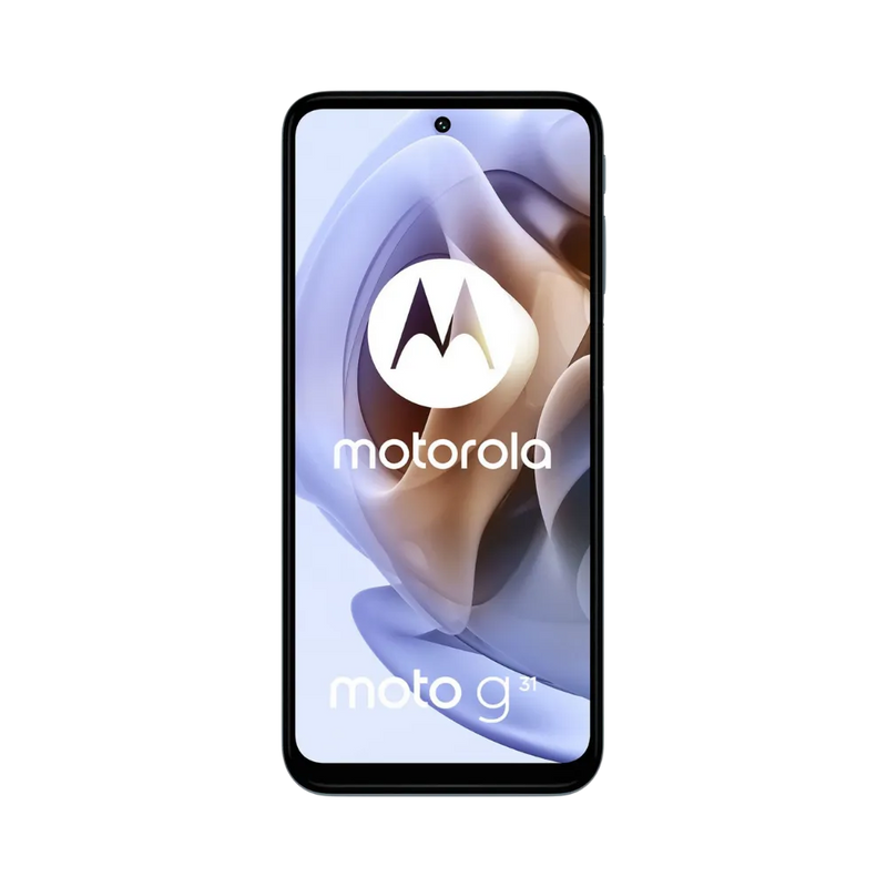Diagnostic Motorola G31 à Lyon – iTelier : photo avec écran allumé, idéale pour illustrer les réparations d’affichage défectueux, écran noir ou anomalies visuelles. Réparation rapide avec garantie 1 an, dépôt boutique ou envoi postal France entière.
