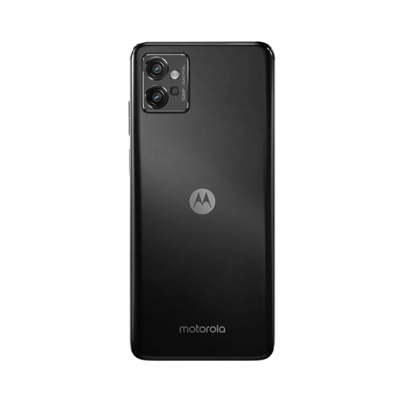 Remplacement vitre arrière Motorola G32 à Lyon – iTelier. Vue arrière complète avec module photo, idéale pour illustrer une réparation de dos rayé ou fissuré. Diagnostic offert, pièces garanties, service en boutique ou par correspondance nationale.