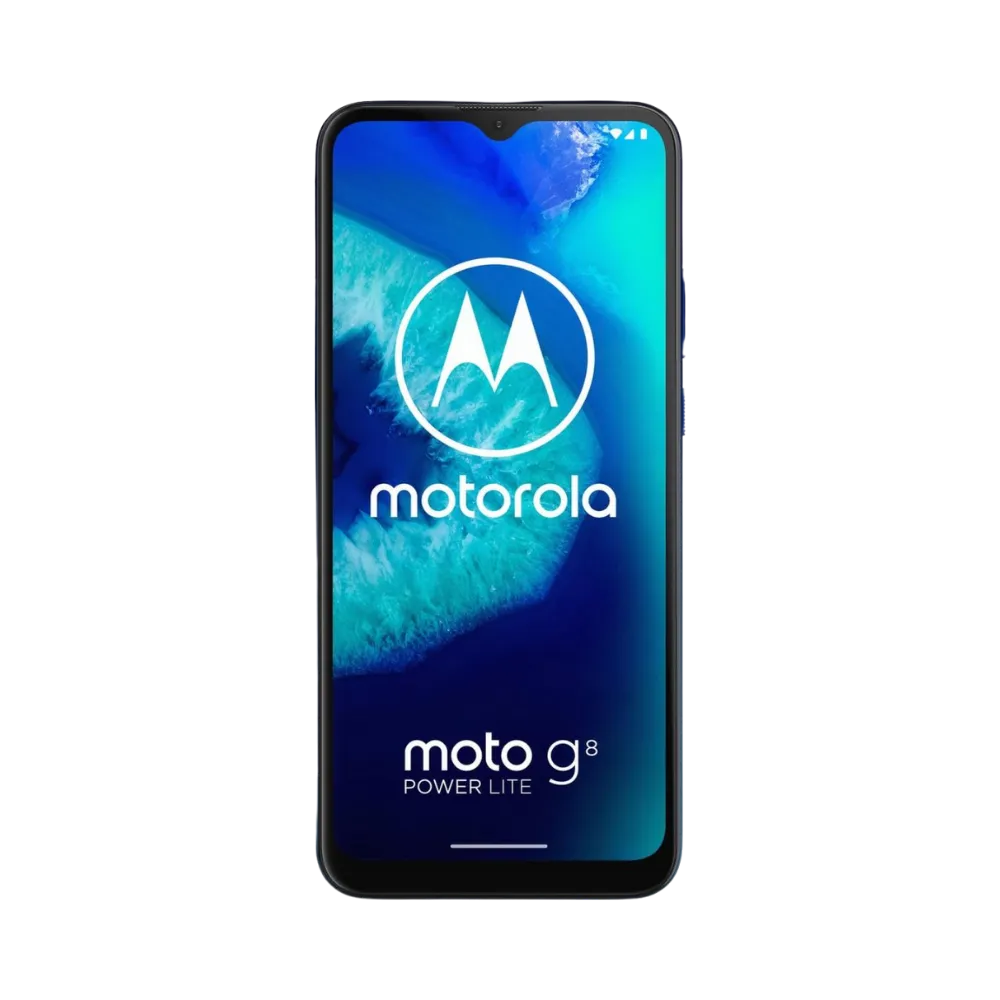 Diagnostic Motorola G8 Power Lite à Lyon – iTelier : photo avec écran allumé, parfaite pour illustrer les réparations liées aux anomalies d’affichage, écran noir ou pixels morts. Réparation rapide avec garantie 1 an, dépôt boutique ou envoi postal France entière.