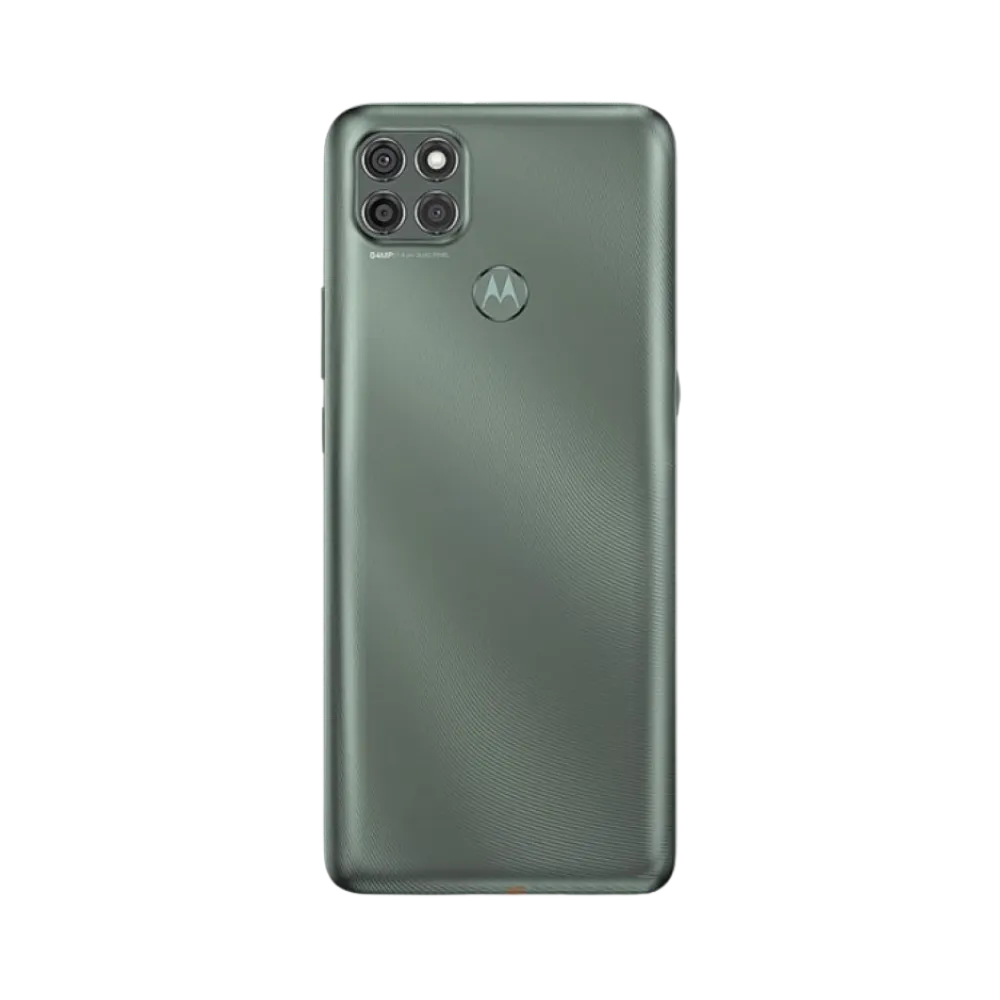 Remplacement vitre arrière Motorola G9 Power à Lyon – iTelier. Vue arrière complète avec module photo rectangulaire, idéale pour illustrer une réparation du dos fissuré, rayé ou châssis endommagé. Diagnostic offert, pièces garanties et service expert.