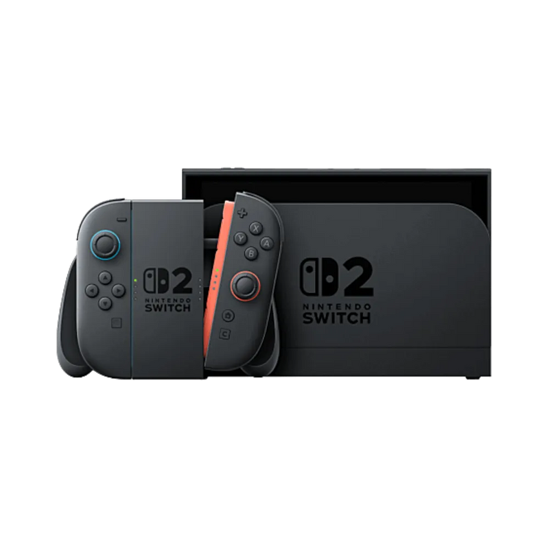 Console Nintendo Switch 2 posée avec joy-con et dock – Réparation rapide chez iTelier Lyon, diagnostic gratuit, pièces garanties et service par correspondance national.