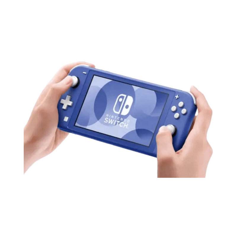Vue arrière de la Nintendo Switch Lite – Réparation connecteur de charge, coque, boutons ou haut-parleur chez iTelier à Lyon ou par correspondance.
