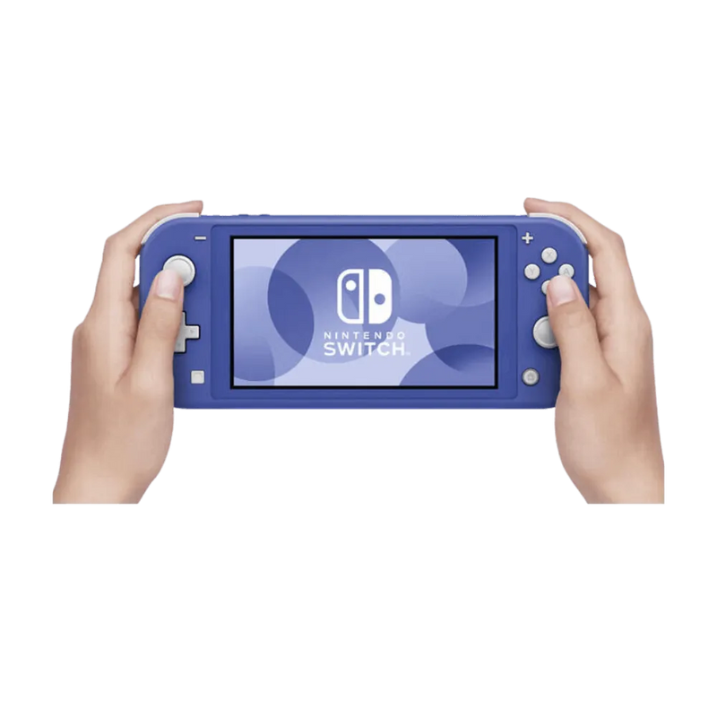 Nintendo Switch Lite en main – Réparation joystick ou écran tactile chez iTelier Lyon, service rapide avec paiement après réparation.
