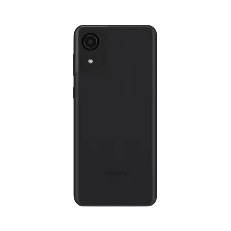 Dos noir Samsung Galaxy A03 Core – remplacement vitre arrière endommagée, réparations certifiées avec iTelier Lyon – solutions écologiques et économiques, service de proximité à Lyon et envoi national.