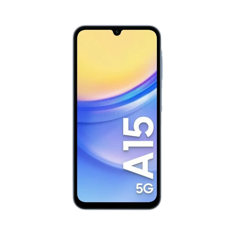 Écran complet Samsung Galaxy A15 5G affichant interface Android – remplacement écran cassé ou tactile défectueux par iTelier Lyon – réparation express, pièces d’origine garanties 1 an, envoi national sécurisé.