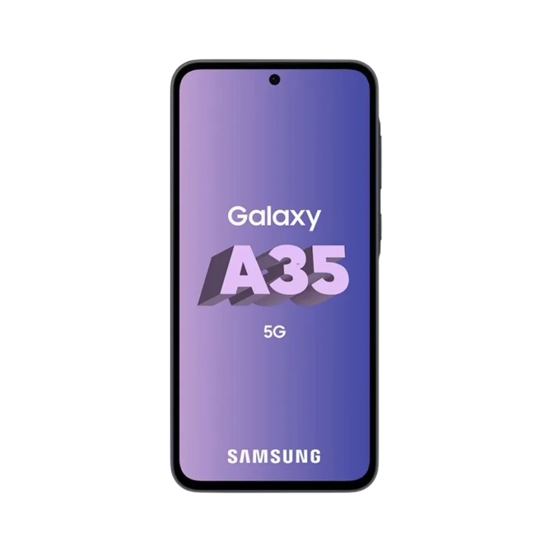Écran complet Samsung Galaxy A35 5G affichant interface moderne – remplacement écran fissuré ou tactile endommagé par iTelier Lyon – réparation express, pièces originales garanties 1 an, envoi sécurisé national.