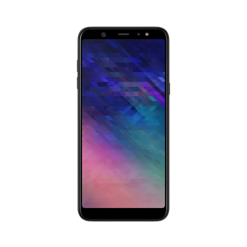 Écran complet Samsung Galaxy A6+ 2018 affichant interface Android – remplacement écran fissuré ou tactile défectueux par iTelier Lyon – réparation express, pièces d’origine garanties 1 an, envoi national sécurisé.