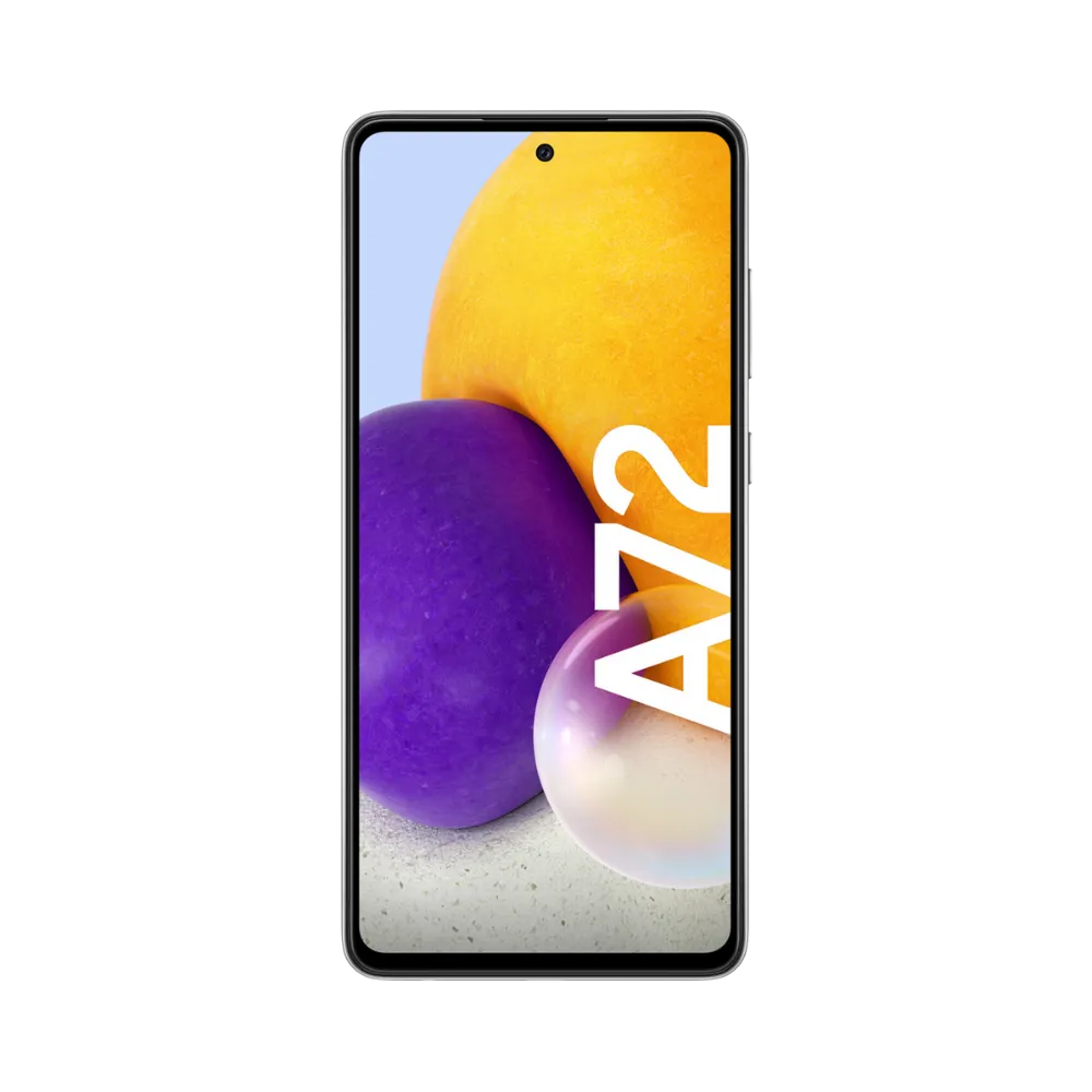 Écran complet Samsung Galaxy A72 affichant interface colorée – remplacement écran fissuré ou tactile endommagé chez iTelier Lyon – pièces d’origine, réparation express, envoi sécurisé France entière.