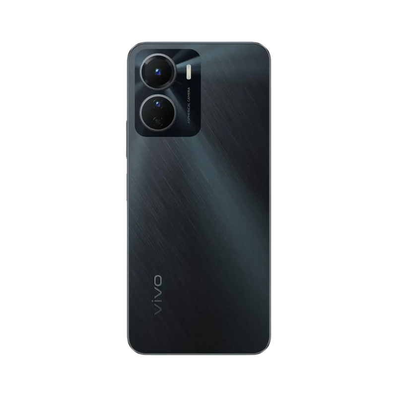 Arrière du Vivo Y16 avec module photo double capteur, réparation vitre arrière, remplacement caméra et châssis effectués par iTelier Lyon, pièces d’origine garanties et techniciens qualifiés.