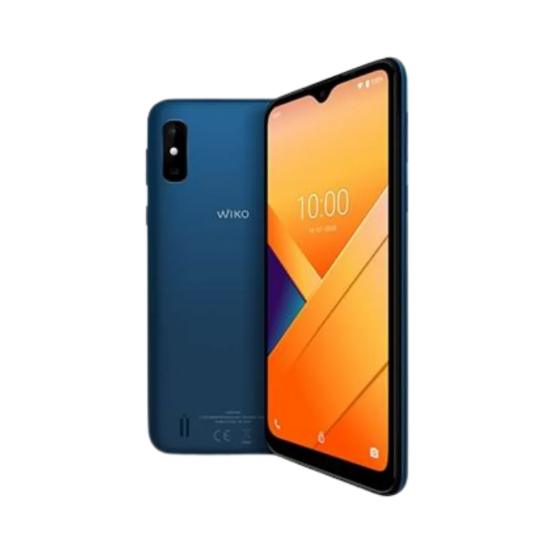 Wiko Y81 bleu vu de face et de dos, réparation écran et batterie avec iTelier Lyon, pièces d’origine garanties, service rapide et envoi sécurisé partout en France.